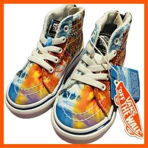 NWT Size 6 toddlers VANS SK8-Hi Zip x One Piece limited edition high tops.💖💫🧸